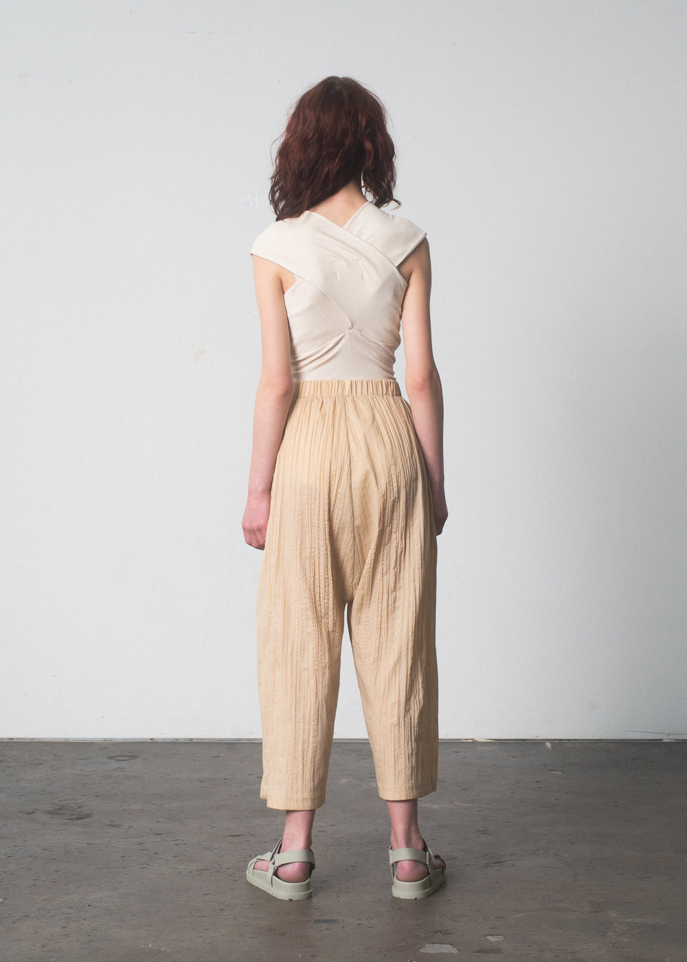 SAMPLE SALE - Nuria Pant in Sand - SMALL