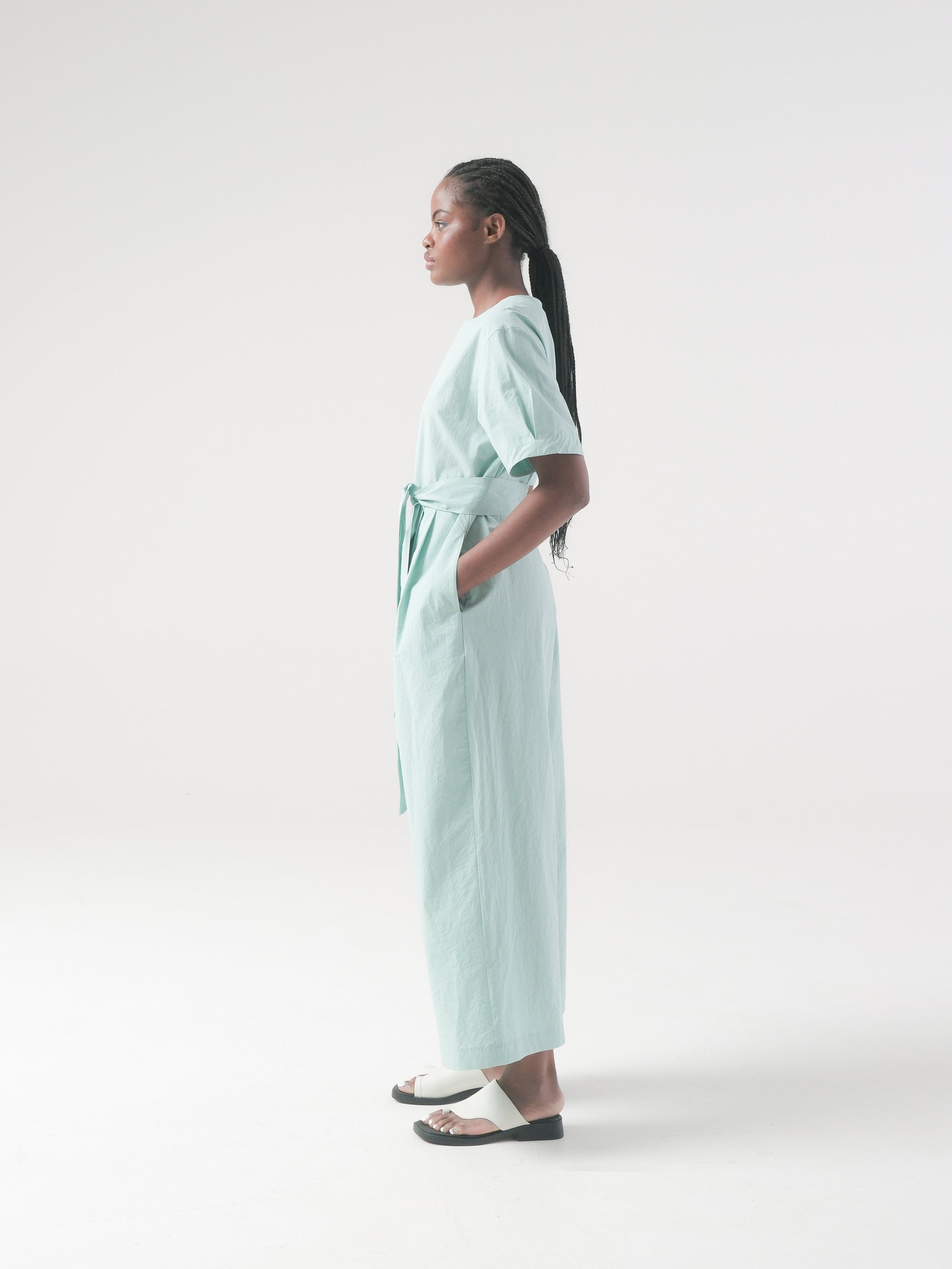 SAMPLE SALE - Milou Jumpsuit in Piscine - MEDIUM / LONG