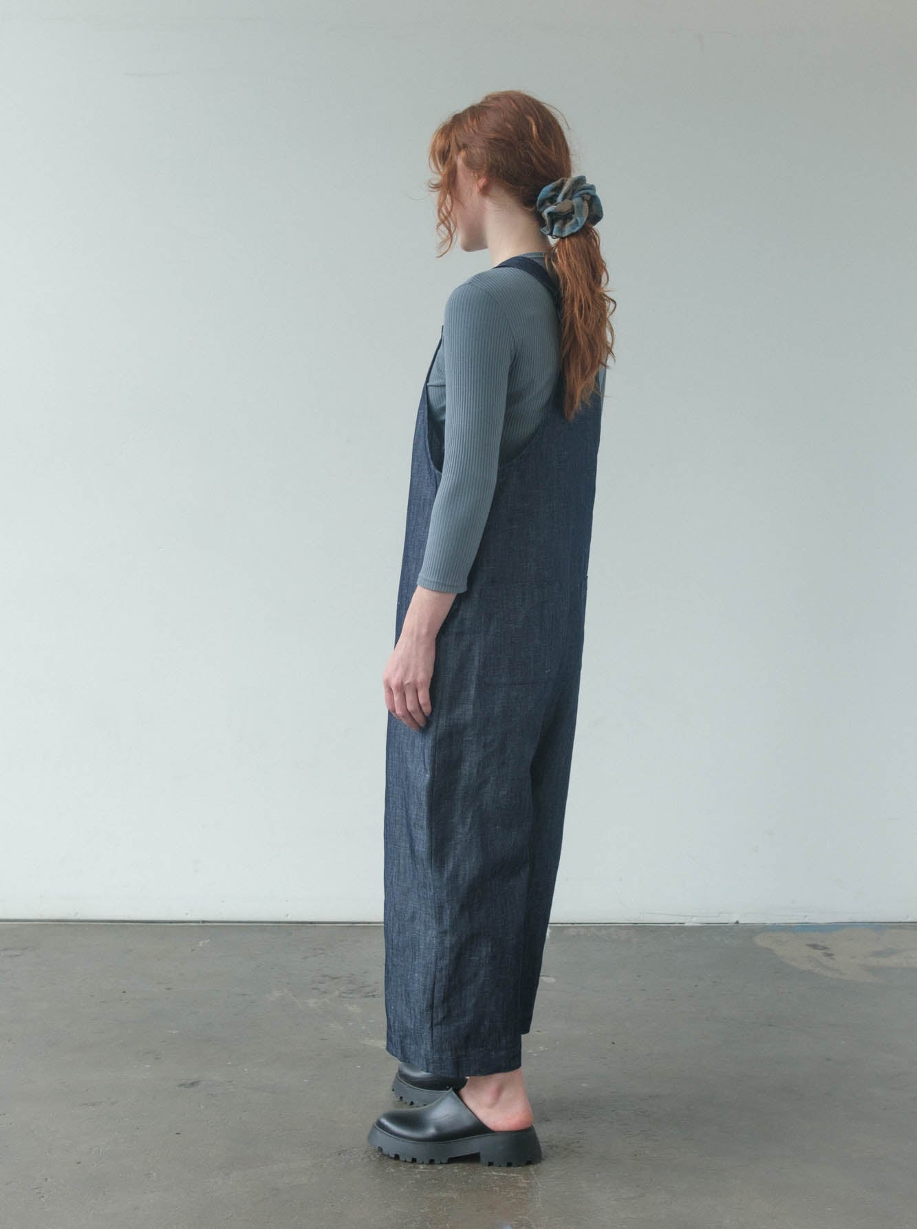 Noemi Overalls in Linen Denim