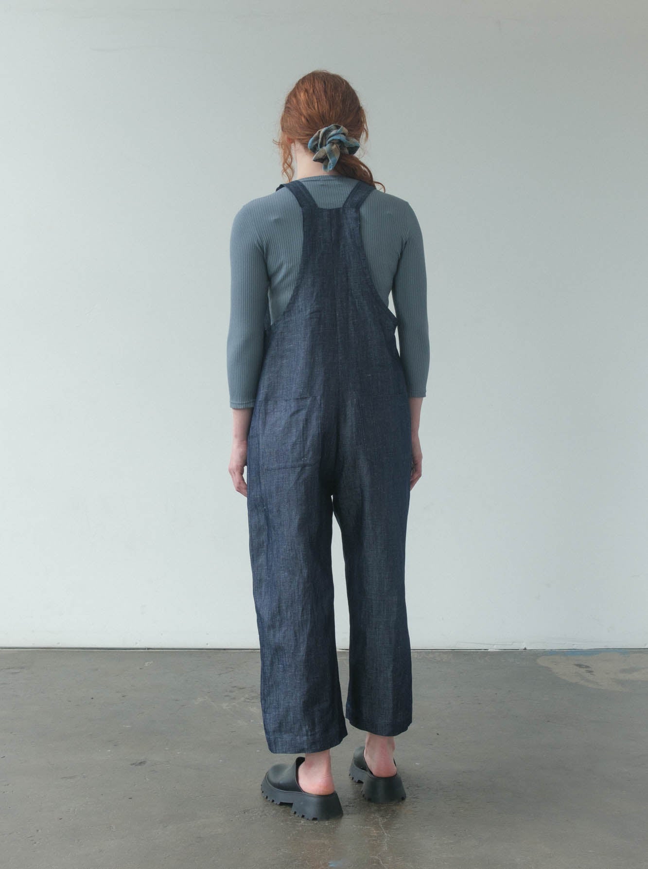 Noemi Overalls in Linen Denim