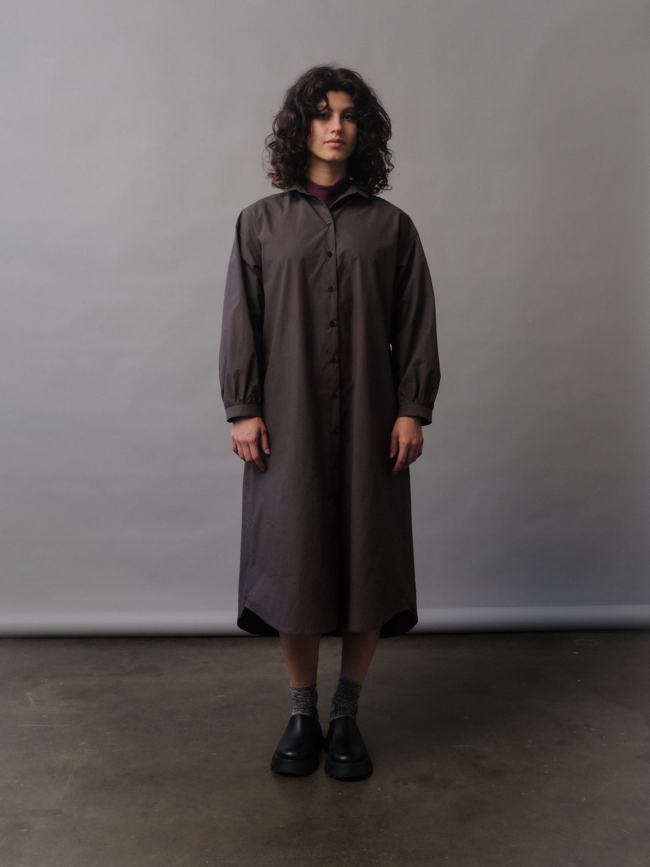 Arden Shirtdress in Bitter Chocolate