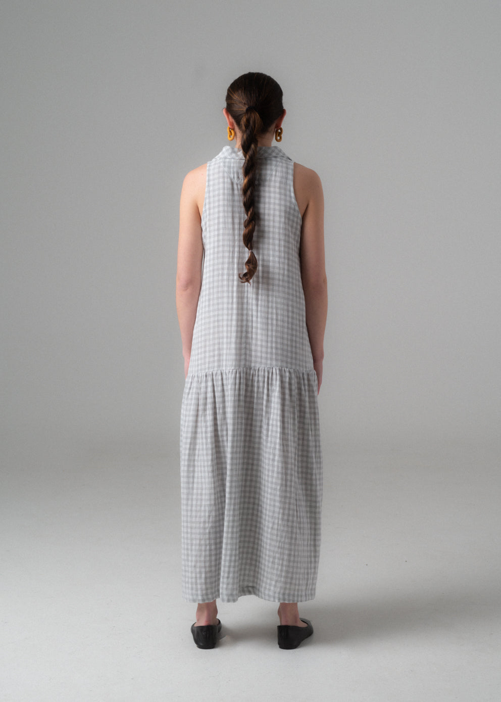 SAMPLE SALE - Evan Dress in Gingham - SMALL/MEDIUM